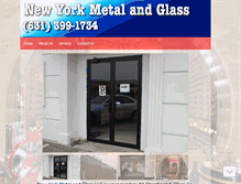 Tablet Screenshot of newyorkmetalandglass.com